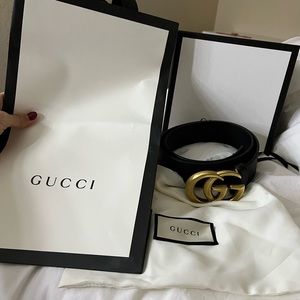 Gucci belt Womens double g